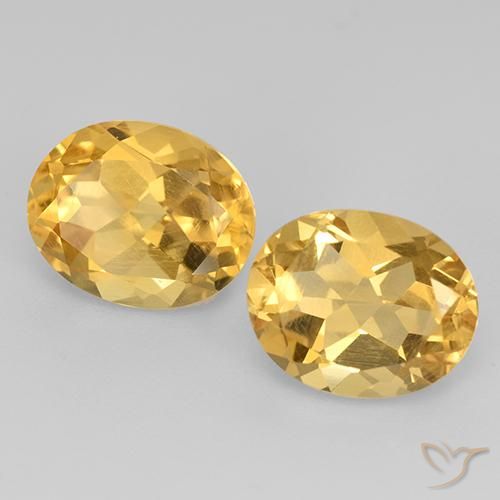 Gemme di Citrino Oro naturale da 5.11 ct, Ovale, VVS-VS
