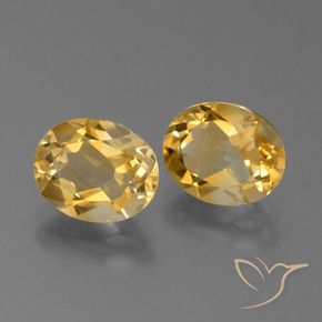 Gemme di Citrino Arancio dorato naturale da 4.46 ct, Ovale, VVS-VS
