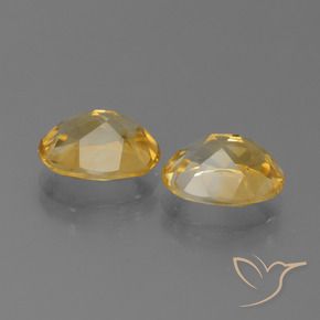 Gemme di Citrino Arancio dorato naturale da 4.46 ct, Ovale, VVS-VS