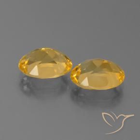 Gemme di Citrino Arancio dorato naturale da 4.20 ct, Ovale, VVS-VS