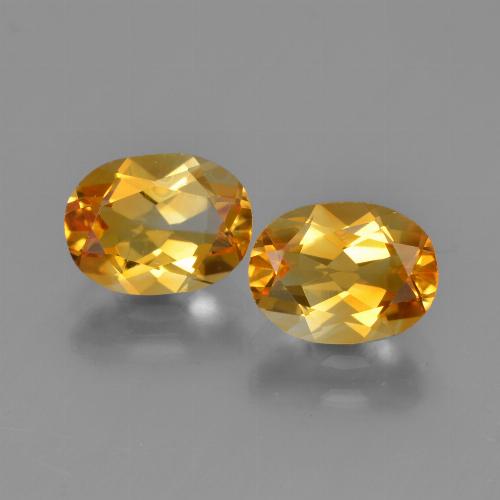 Gemme di Citrino Arancio intenso-OroG naturale da 2.36 ct, Taglio ovale, VVS