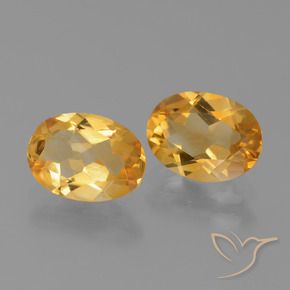 Gemme di Citrino Arancio intenso-OroG naturale da 1.93 ct, Taglio ovale, VVS