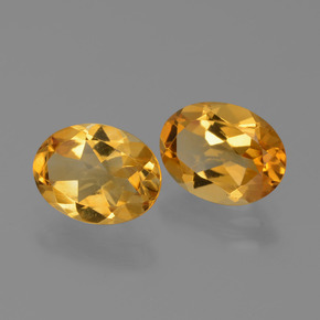 Gemme di Citrino Arancio intenso-OroG naturale da 2.06 ct, Taglio ovale, VVS