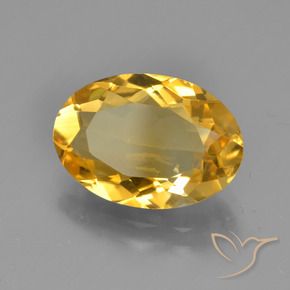 Citrino Arancio Dorato Profondo naturale da 3.56 ct, Ovale, VS