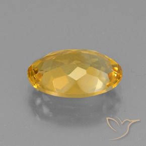 Citrino Arancio Dorato Profondo naturale da 3.56 ct, Ovale, VS