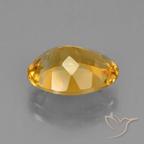 Citrino Arancio Dorato Profondo naturale da 4.16 ct, Ovale, VVS