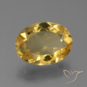 Citrino Arancio dorato naturale da 4.44 ct, Ovale, VVS