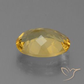 Citrino Arancio dorato naturale da 4.44 ct, Ovale, VVS
