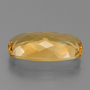 Citrino Arancio Dorato Profondo naturale da 6.03 ct, Taglio a cuscino, VVS