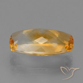 Citrino Arancio Scuro-Oro naturale da 5.63 ct, Cuscino, VVS