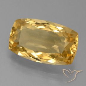 Citrino Arancio Dorato Profondo naturale da 7.14 ct, Cuscino, VVS
