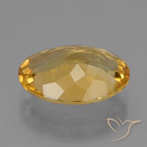 Citrino Dorato scuro naturale da 4.63 ct, Ovale, VVS
