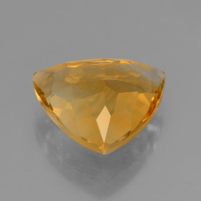 Citrino Dorato medio-scuro naturale da 3.94 ct, Taglio trillion, VVS