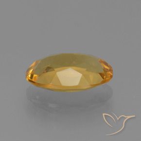 Citrino Arancio Dorato Profondo naturale da 2.51 ct, Ovale, VVS-VS