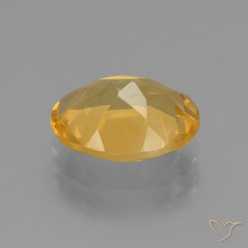 Citrino Arancio Dorato Profondo naturale da 2.93 ct, Ovale, VVS-VS