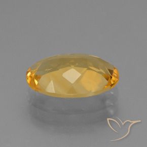 Citrino Dorato medio naturale da 2.49 ct, Ovale, VVS-VS
