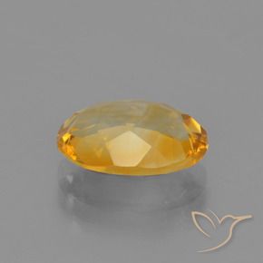 Citrino Dorato scuro naturale da 2.92 ct, Ovale, VVS-VS