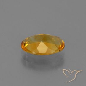 Citrino Arancio intenso-OroG naturale da 1.89 ct, Ovale, VVS-VS
