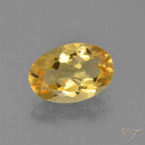 2.55ct Naturale Dorato Citrino, Ovale, VVS-VS