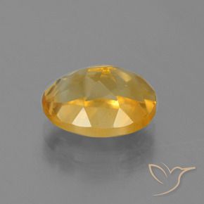 Citrino Arancio Dorato Profondo naturale da 3.54 ct, Ovale, VVS-VS