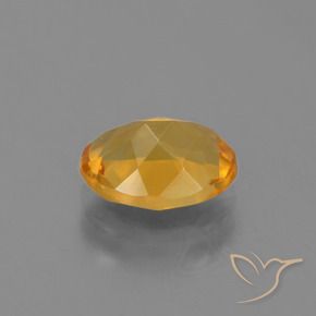 Citrino Arancio intenso-OroG naturale da 2.11 ct, Ovale, VVS-VS