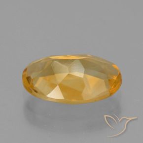 Citrino Arancio Dorato Profondo naturale da 2.43 ct, Ovale, VVS-VS