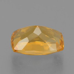 Citrino naturale dorato da 2,81 ct, taglio a cuscino, VVS-VS