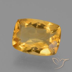 Citrino Arancio-Oro naturale da 2.20 ct, Cuscino, VS-SI