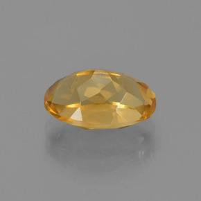 Citrino naturale oro da 2,61 ct, taglio ovale, VVS-VS