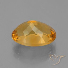 Citrino Arancio medio-chiaro-oroG naturale da 4.75 ct, Ovale, VVS-VS