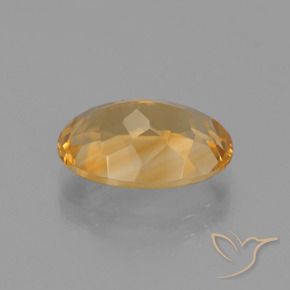 Citrino Arancio-Oro naturale da 4.11 ct, Ovale, VVS-VS
