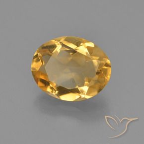 Citrino Arancio-Oro naturale da 2.12 ct, Ovale, VVS-VS