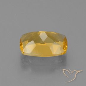 Citrino Dorato medio naturale da 3.10 ct, Cuscino, VVS-VS