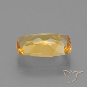 Citrino Arancio Dorato Profondo naturale da 3.53 ct, Cuscino, VVS-VS