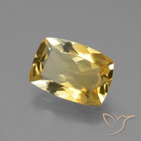 Citrino Dorato medio naturale da 2.97 ct, Cuscino, VVS-VS