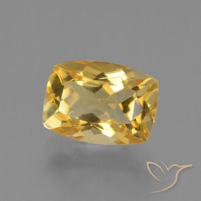 Citrino Arancio Dorato Profondo naturale da 3.68 ct, Cuscino, VVS-VS
