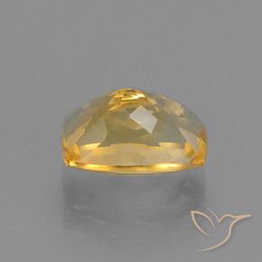 Citrino Arancio Dorato Profondo naturale da 3.68 ct, Cuscino, VVS-VS