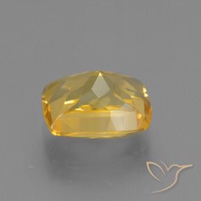 Citrino Dorato naturale da 3.72 ct, Cuscino, VVS-VS