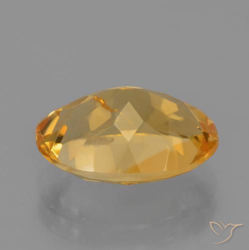 Citrino Arancio Scuro-Oro naturale da 3.75 ct, Ovale, VS