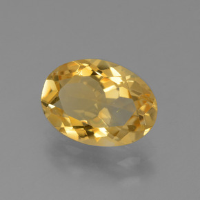 Citrino Arancio Dorato Profondo naturale da 3.05 ct, Taglio ovale, VVS-VS