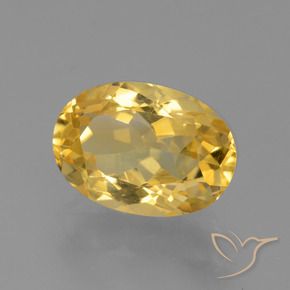 Citrino Dorato naturale da 4.56 ct, Ovale, VVS-VS