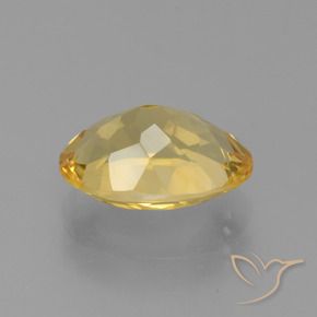 Citrino Dorato medio-chiaro naturale da 3.88 ct, Ovale, VVS-VS