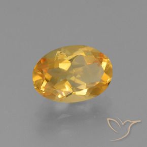 Citrino Arancio Dorato Profondo naturale da 2.56 ct, Ovale, VS