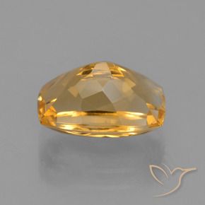Citrino Arancio Dorato Profondo naturale da 3.06 ct, Cuscino, VVS-VS
