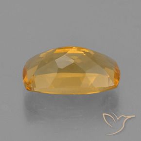 Citrino Arancio intenso-OroG naturale da 3.28 ct, Cuscino, VVS-VS