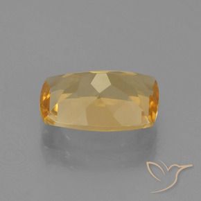 Citrino Dorato medio-scuro naturale da 2.44 ct, Cuscino, VVS-VS