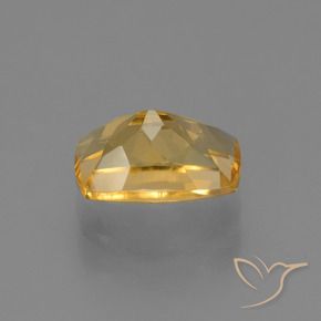 Citrino Dorato medio-scuro naturale da 2.84 ct, Cuscino, VVS-VS