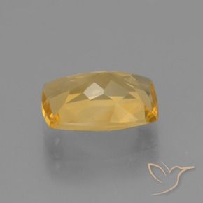 Citrino Dorato medio-scuro naturale da 3.50 ct, Cuscino, VVS