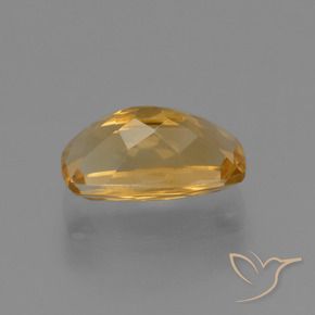Citrino Arancio Dorato Profondo naturale da 2.96 ct, Cuscino, VVS-VS