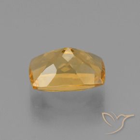 Citrino Arancio Dorato Profondo naturale da 3.34 ct, Cuscino, VVS-VS
